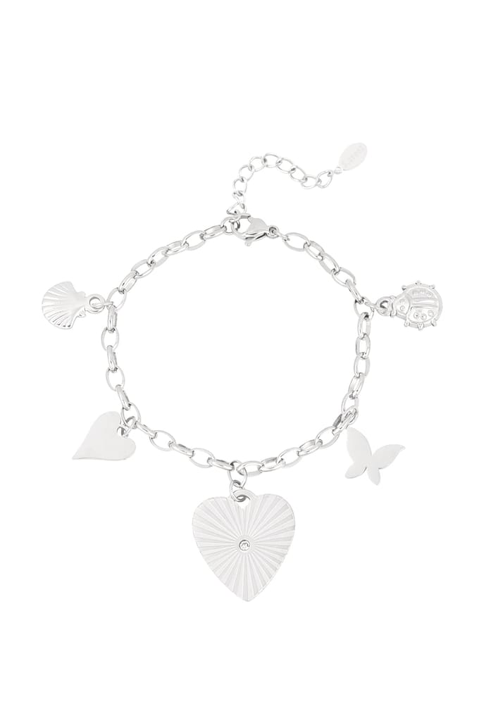 Elira Charm Bracelet - Silberfarben / Edelstahl