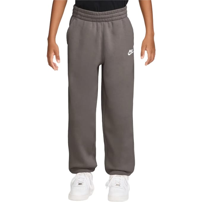 Nike Club Oversized Broeken Kinder - Bruin - Maat 128 - 137 CM