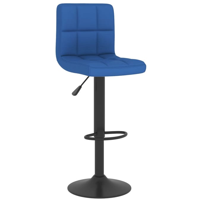 vidaXL - Barkrukken - 2 - st - stof - blauw