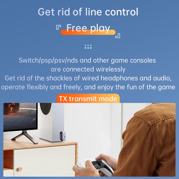C79 BT Zender&Ontvanger Draadloze Audio Adapter Handsfree Auto Kit voor Koptelefoon Luidspreker Auto zwart