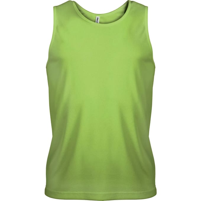 Herensporttop overhemd 'Proact' Lime Green - L