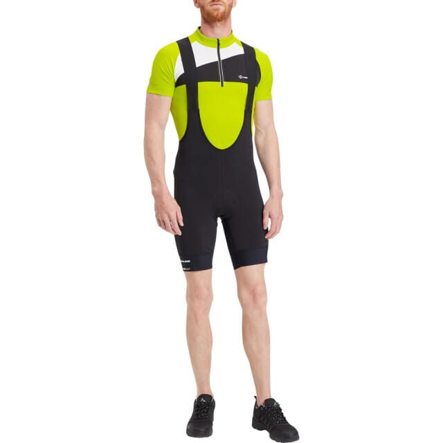 NAKAMURA - derby m - Wielershort bib heren - Zwart