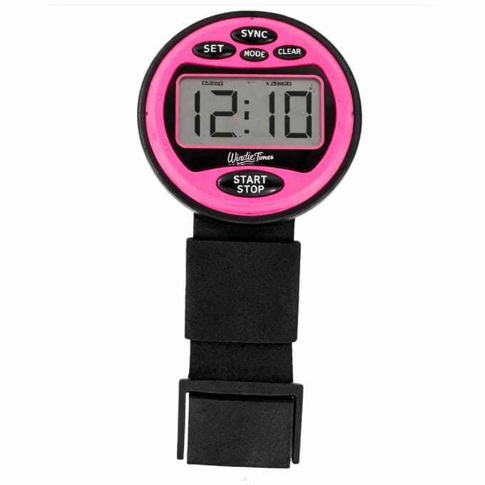 Windie Timer Pro – Professionele Regatta Stopwatch, Waterdicht tot 50m & Schokbestendig - Roze