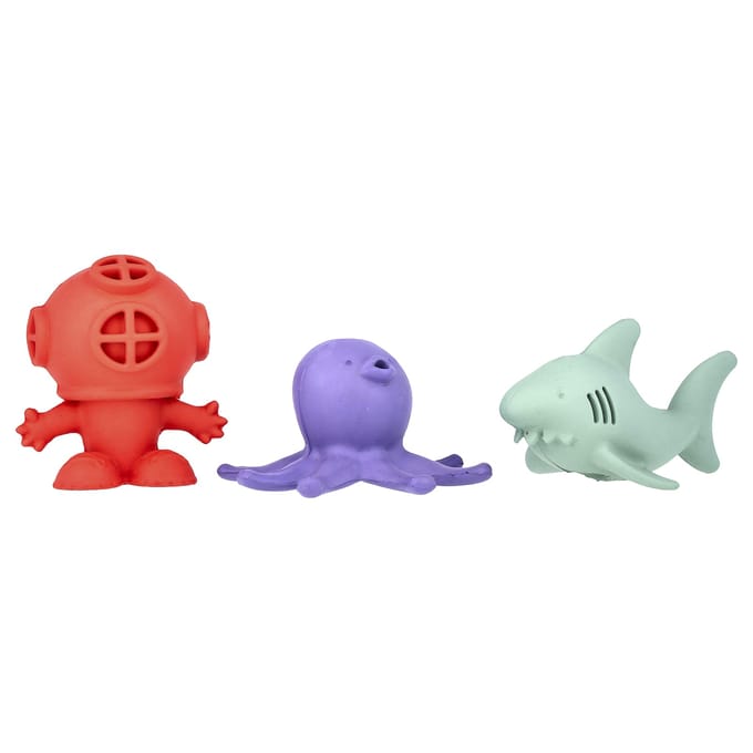 Begin Again Toys, boules de bain, 2 ans et plus, 4 pièces gray
