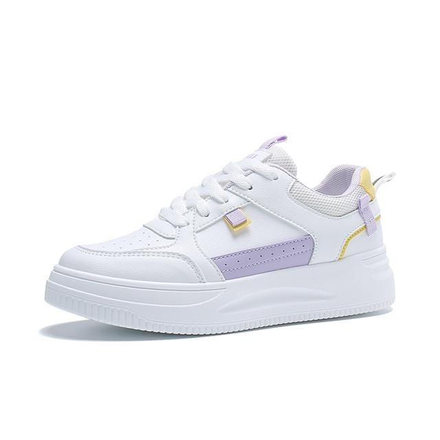 Dames Sneakers Mode Wandelschoenen Sport Trainers Mode Outdoor Casual Schoenen 39 paars