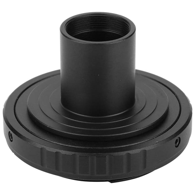 Aluminiumlegering Adapterring voor 23,2 mm T-Mount Microscoop naar voor Pentax PK Mount Camera black
