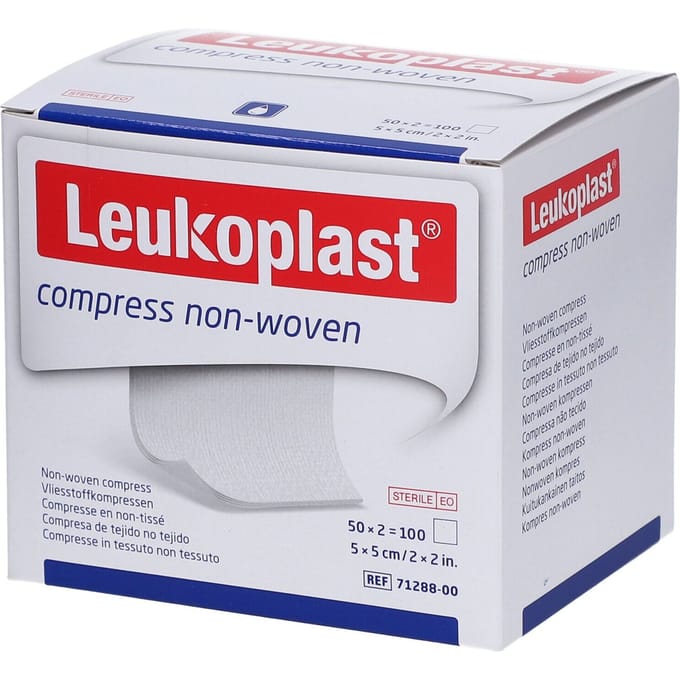 Leukoplast® Compress Non-Woven 5 cm x 50x2 Compressen