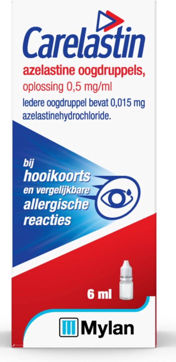 Carelastin Oogdruppels bij Hooikoorts - 6 ml
