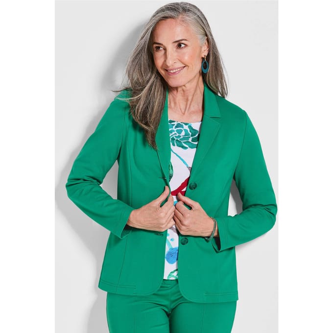 Goldner Blazer Elegante damesjas van stretchjersey