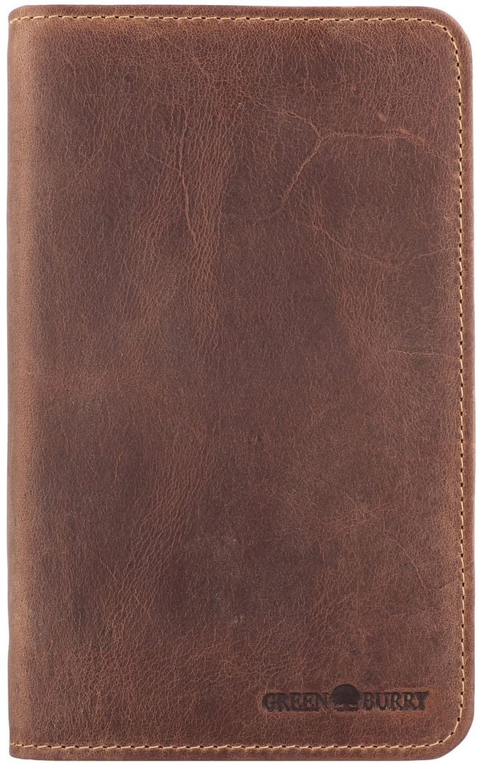 Vintage Pen Etui - Leer