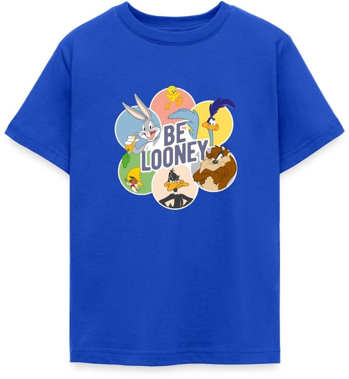 Looney Tunes Kaarakters Be Looney T-Shirt Tiener