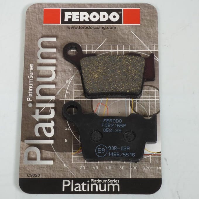 Plaquette de frein Ferodo pour Moto Husaberg 450 FE 2009 à 2014 AR Neuf