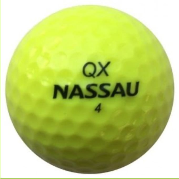 QX Soft Nassau Golfbal – Hoge Elasticiteit – 3 Stuks – Premium Kwaliteit