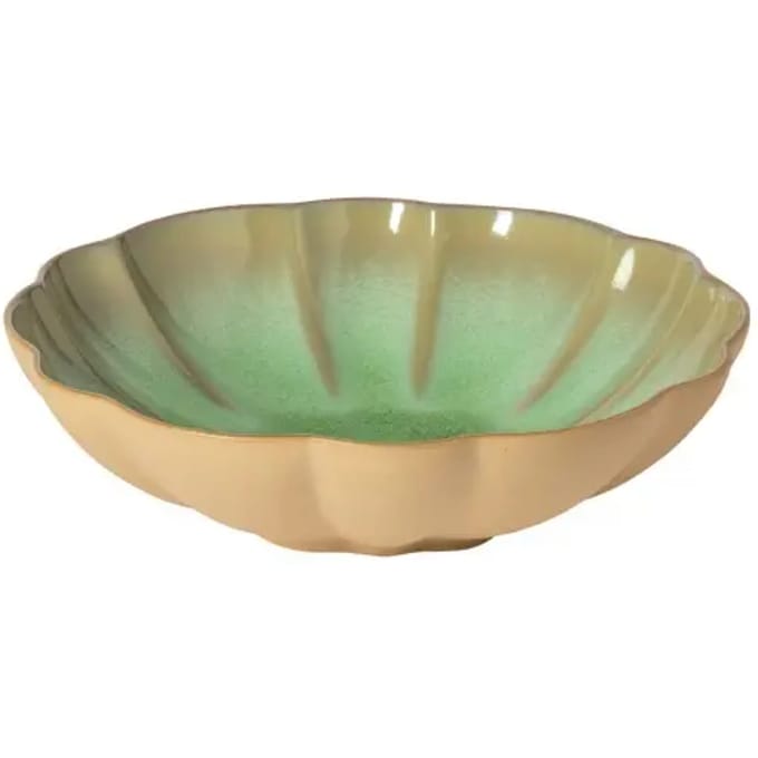 Costa Nova Marrakes servies serie Diepbord 23 cm wit zand