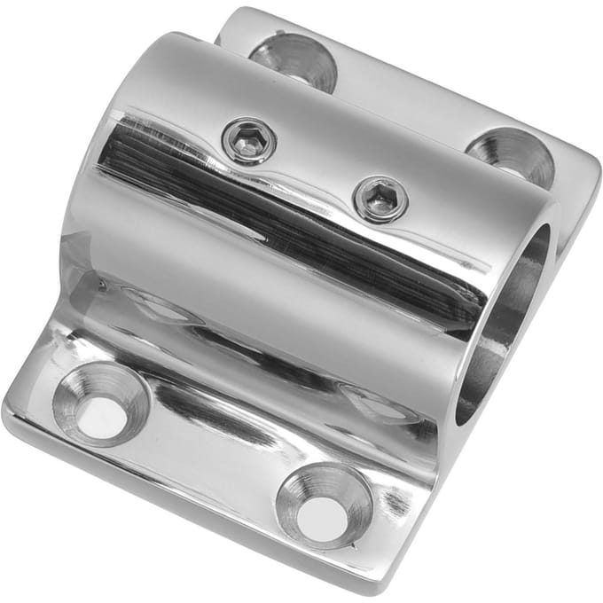 Boot Handrail Fitting 316 RVS Marine Jacht Handrail Rechthoekige Staander Voet 78in Gat gray