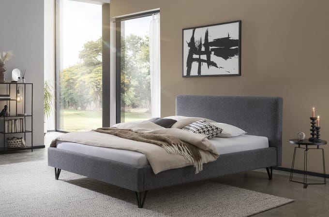 Bed Box Wonen Gestoffeerd bed Torino 180x210