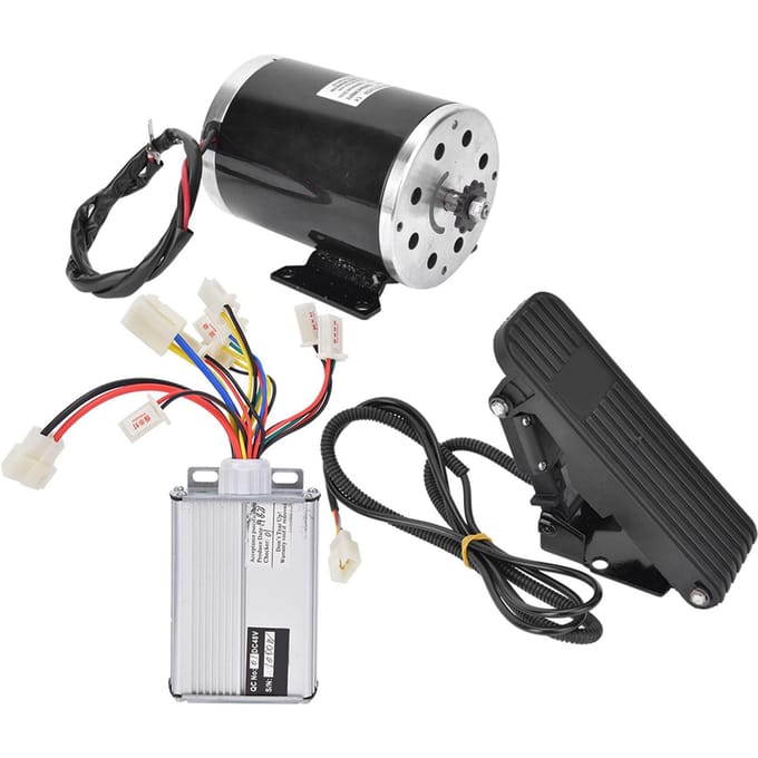 3PCS Aluminiumlegering 48V1000W Borstelmotor Controller Pedaal Combinatie Accessoire voor Elektrische black