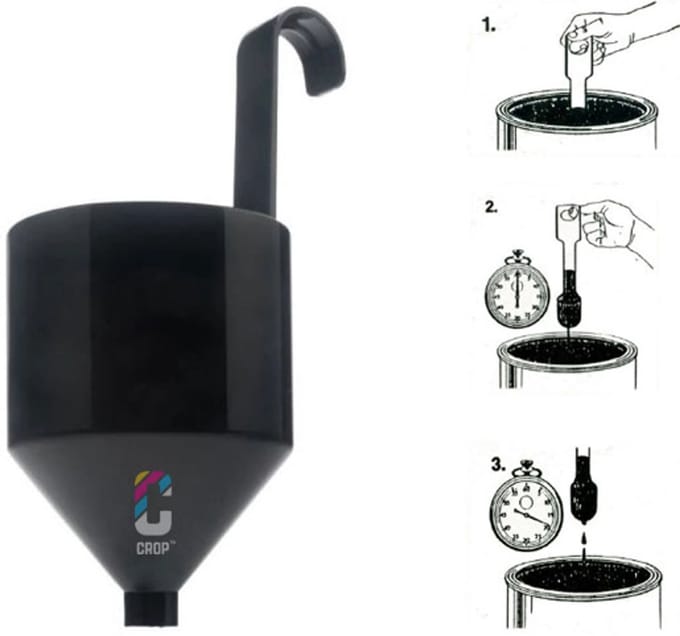 Din-Cup Viscositeitsmeter Kunststof Ford Cup 4