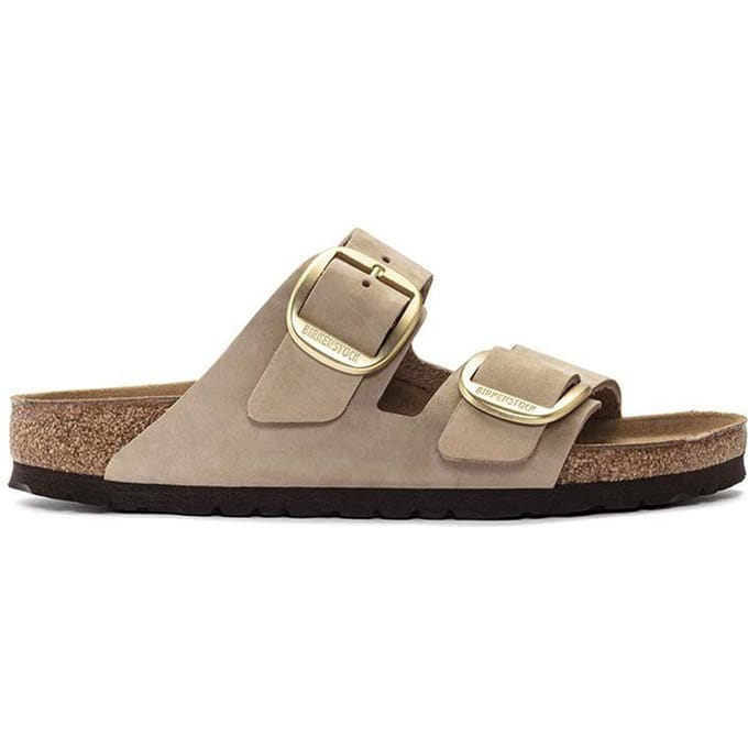 Dames muiltjes Birkenstock Arizona Big Buckle Nubuck Leather