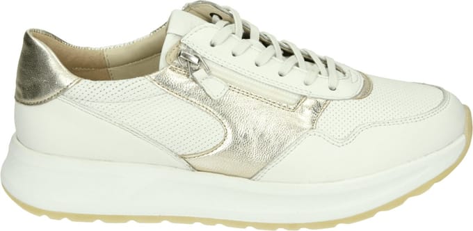 Sioux - SUNIVLA-700-J - Lage sneakersDames sneakers - Kleur: Wit/beige - Maat: 41