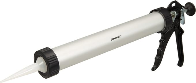 Silverline Kitpistool - Metalen constructie - 600 ml - Voor siliconenkit en standaard patronen