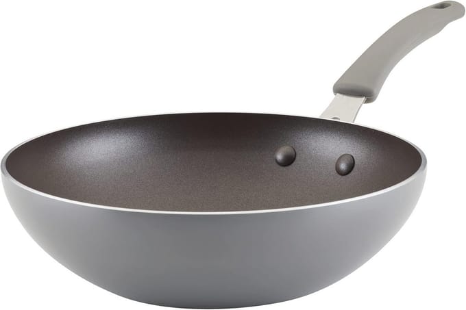 Nonstick Roerbakpan/Wok 10,5 Inch - Grijs
