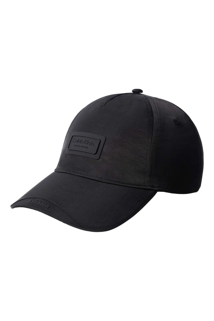 Calvin Klein Tonal Patch Cap Black Taglia: OS | Cappelli Outlet | Uomo | Nero