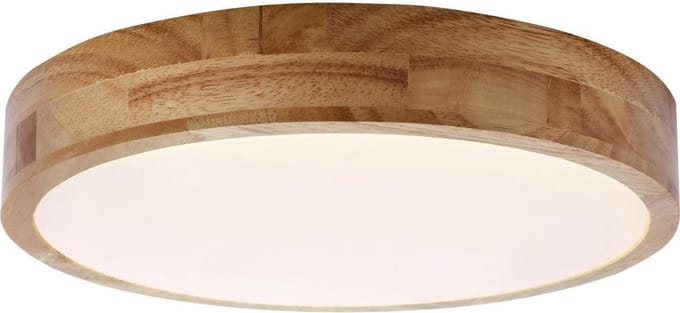 Brilliant Plafondlamp Slimline Hout ⌀49cm 60w