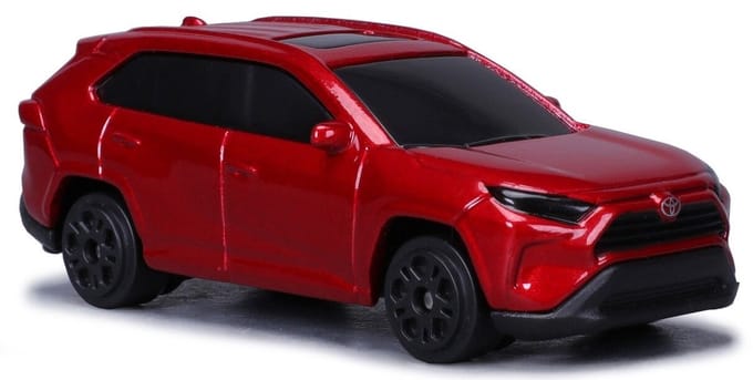 Maisto Toyota Rav4 - Modelauto - Schaal 3" - Rood Metalic
