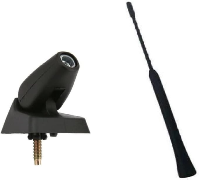 Dak Antenne - Auto Antenne - Radio Ontvangst - Flexibel & Waterdicht - 23.5cm Lengte - Zwart