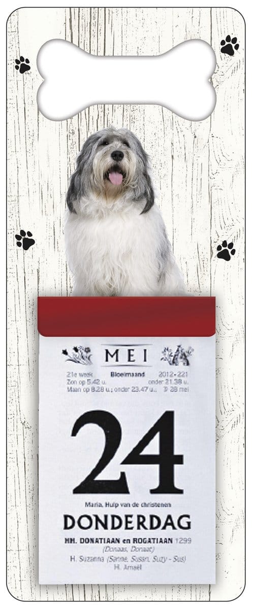 Scheurkalender 2027 Hond: Bobtail Terrier