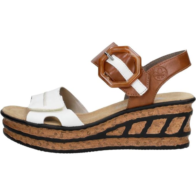 Rieker Sandalen wit Synthetisch - Dames - Maat 36