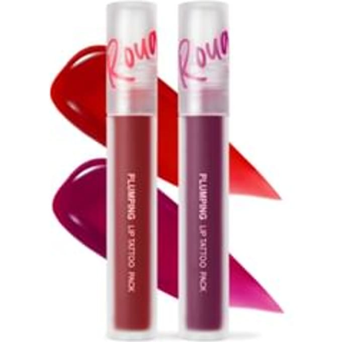 MAXCLINIC - Rouge Star Plumping Lip Tattoo Pack Mild Flavor Edition - 2 Colors Classic Red