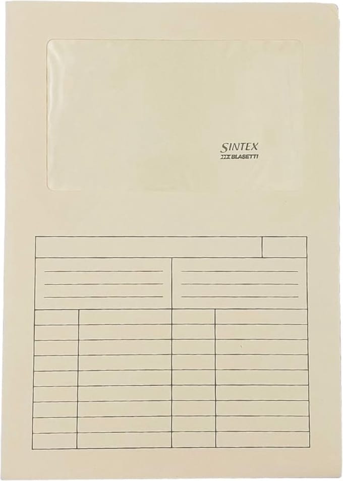 Blasetti Sintex, Manila-map, A4, Ivoor, Portret, 120 g/m², 220 mm