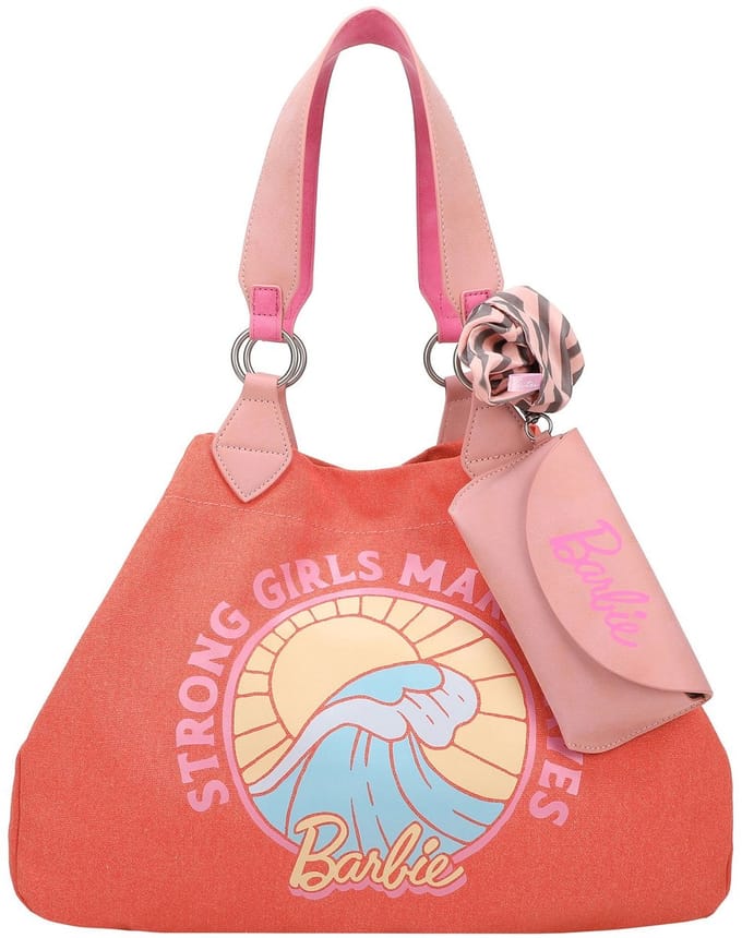 Fritzi aus Preußen Schoudertas Izzy Medium Big Wave Limited Barbie Shoulder Bag Fruity Wave Oranje