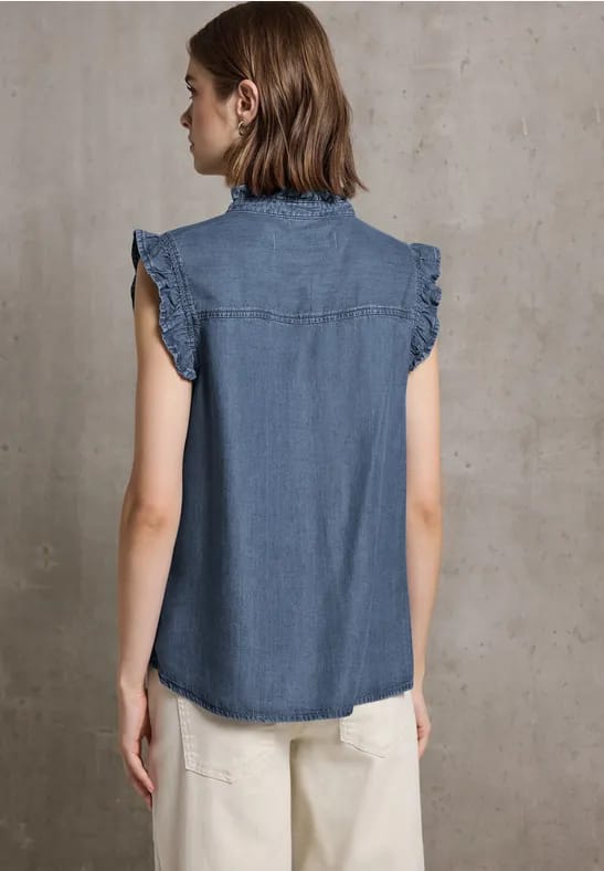 Blouse met ruches