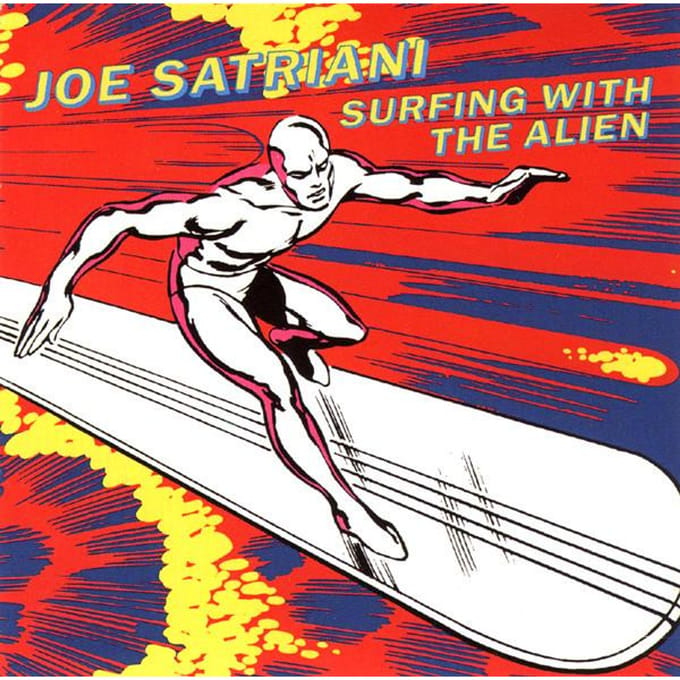CD JOE SATRIANI Surfing With The Alien 8856181932 Relativity 1987 VS Rock Gebruikt