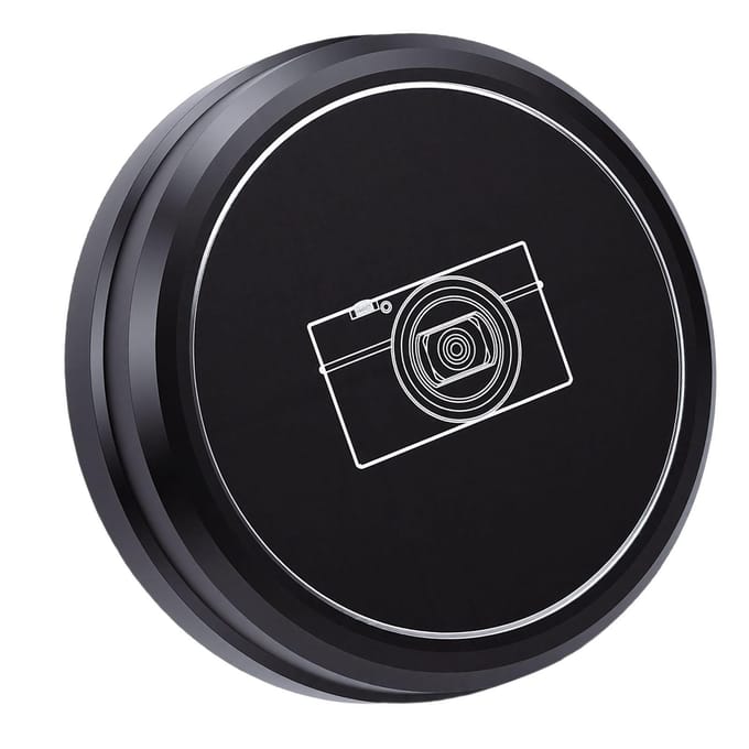 Objectif   Convient pour  100 M6 M7 Caméra Noir Anti-poussière Anti-traces de doigts Cache-objectif d'appareil photo avec Flocking black