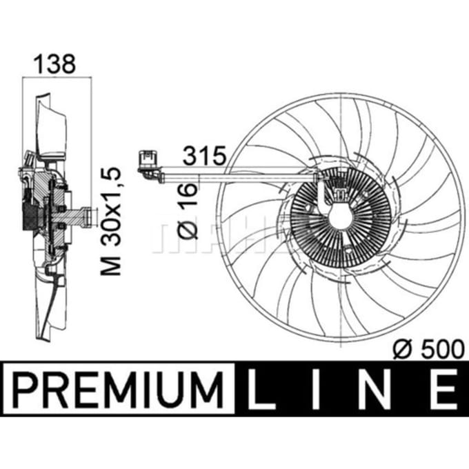 Ventilator MAHLE CFF 471 000P