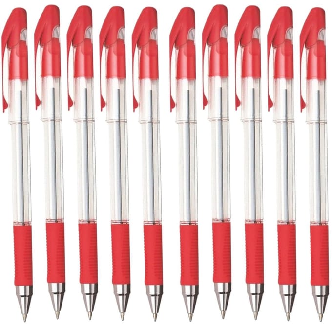Penac - Soft Glider - Balpen - Rood - 0.7 mm - 12 stuks