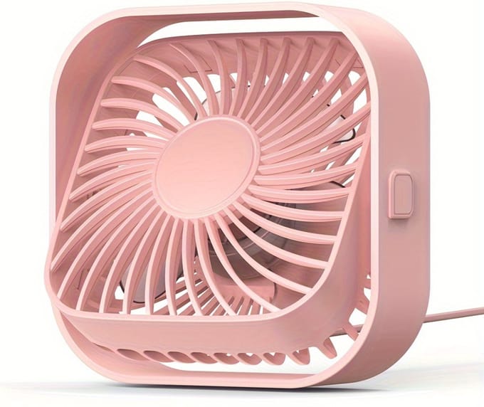Livano Ventilator Staand - Ventilatoren - Tafelventilator - Statief - Extra Verkoelend - Aircooler - Cooling Fan - Cooler - Roze