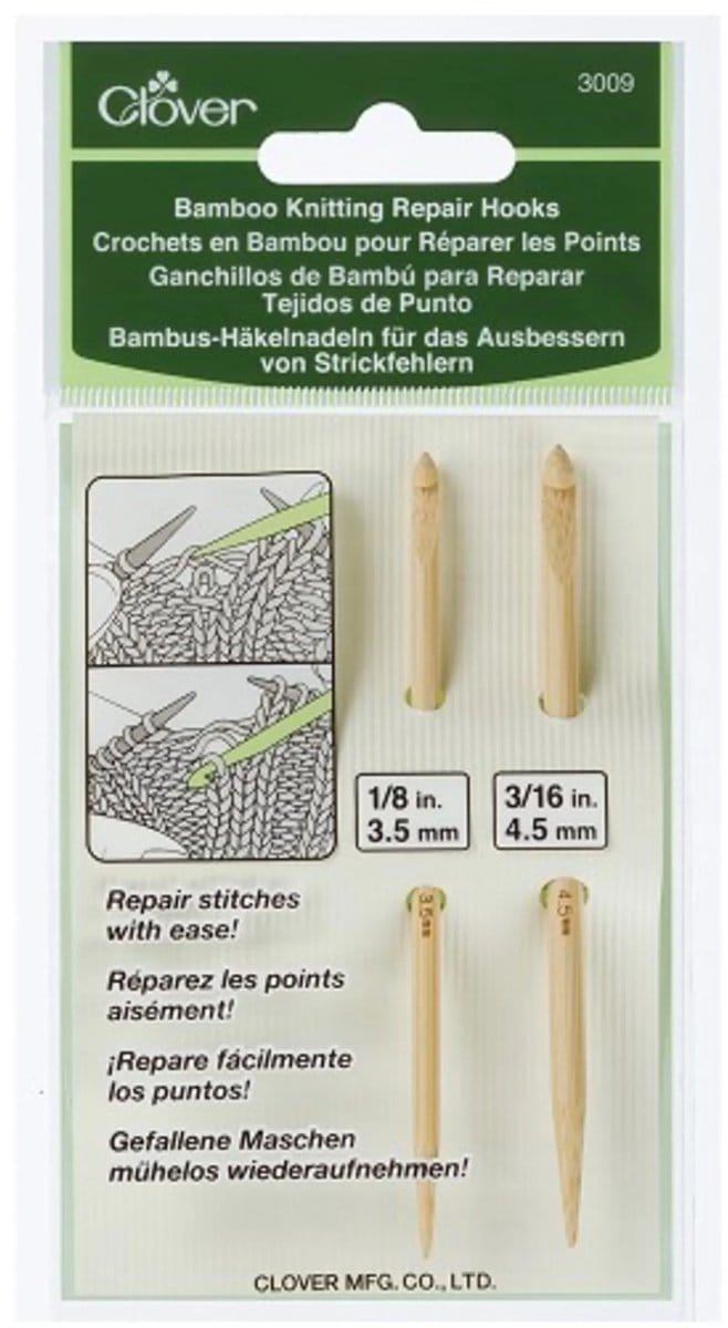 Clover Bamboo repair hooks