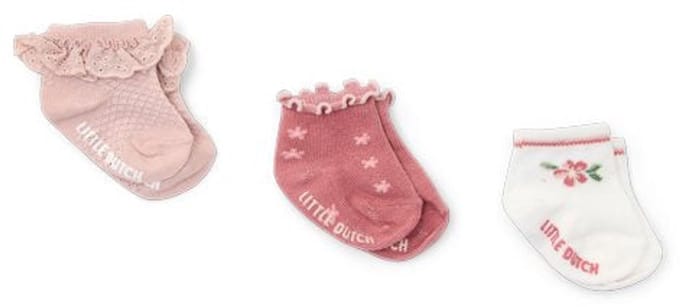 3-pack lage sokken - Meerkleurig - Fairy Garden-62-74