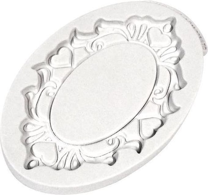 Katy Sue Mould Decorative Plaque - Oval Hearts