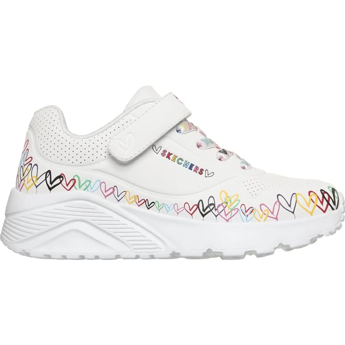 Meisjes sneakers Skechers Uno Lite Heart Craze