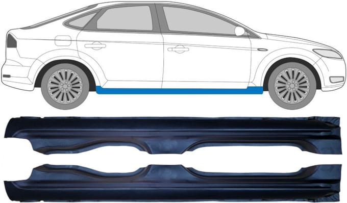 Volledige dorpel voor Ford Mondeo 2007-2015 / Links + Rechts / Set