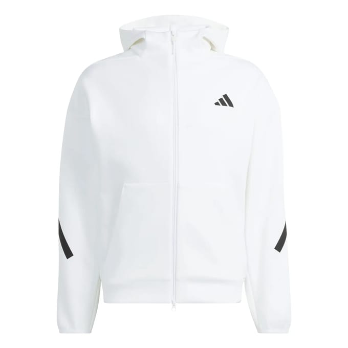 Adidas Z.n.e. Full Zip Track Top Trainingspakken Heren - Wit - Maat L - Poly Mesh