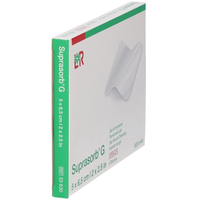 Suprasorb Gelkompres 5 x 6,5 cm Compressen