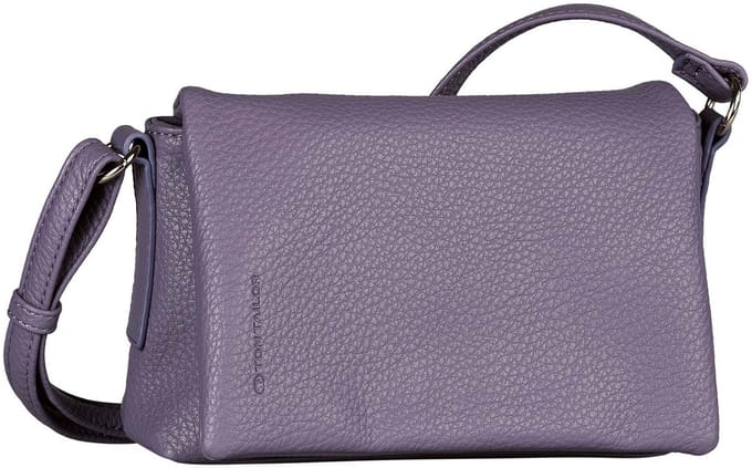 TOM TAILOR schoudertas Lissi Flap Bag no Zip Purple paars