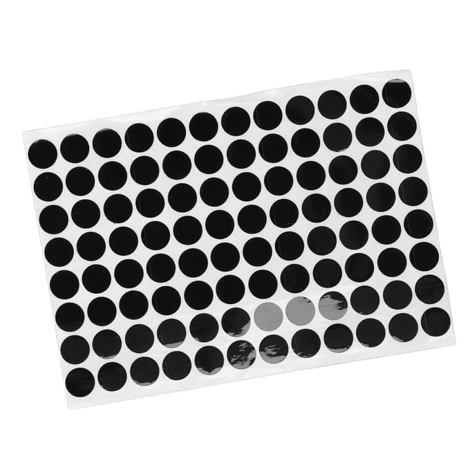 Pooltafel Markeerpunten 12mm Biljart Stip Sticker Poolbal Positie Markeer Stickers voor Biljart Oefening 96st white
